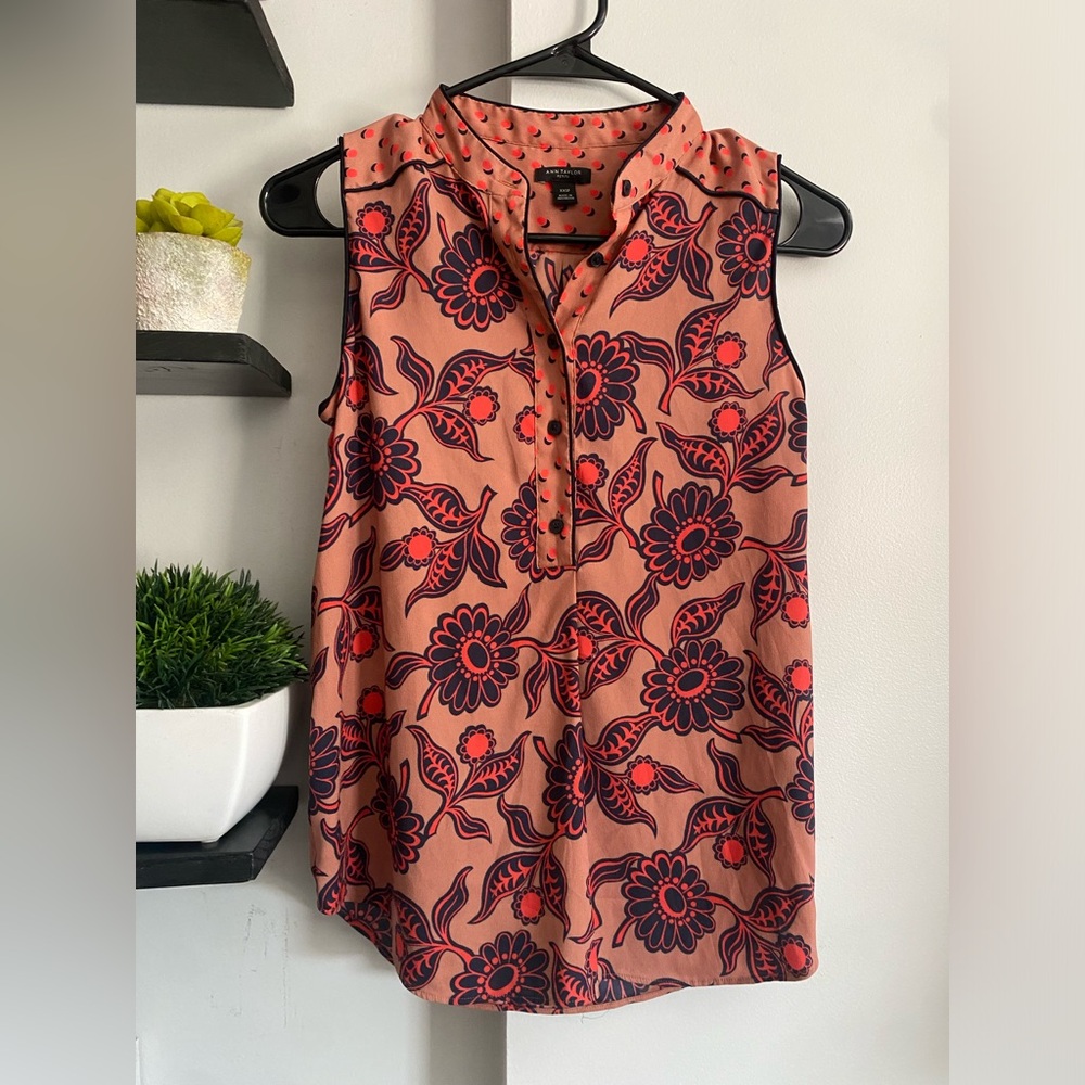 ANN TAYLOR tank top xxs (C5526)